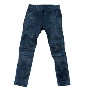 G-Star 3D 5620 Super Slim Coated Black Men 30x30